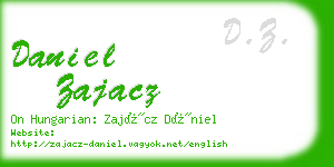 daniel zajacz business card